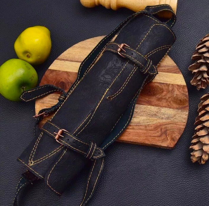 Handcrafted Damascus Steel Chef Knife Set – 8 Pieces